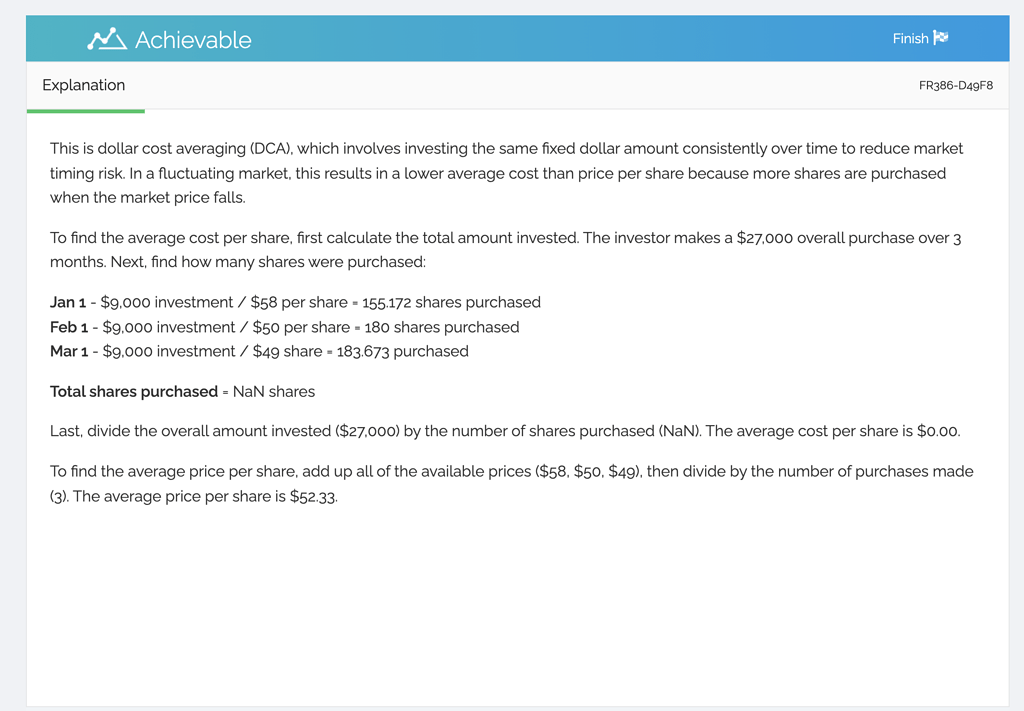 Question error? Series 66 FINRA Series 66 Achievable community GRE